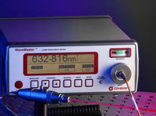 WaveMaster Wavelength Meter The WaveMaster measures the wavelength of both CW and pulsed lasers of any repetition rate.