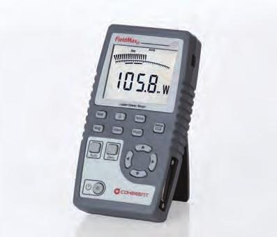 FieldMaxII and Features Measure energy of pulsed lasers up to 300 pps Large, backlight LCD display Compatible with thermopile, optical, and pyroelectric sensors Simulated analog-like movement for