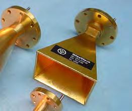17 2.6. HORN ANTENNA (TRANSMITTER AND RECEIVER) Figure 2.13 shows the antenna that is used in this transceiver is a Q-band (33 to 50 GHz) rectangular horn with a circular flange.