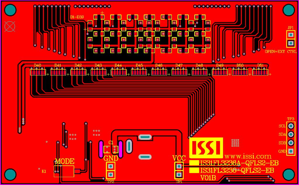 Layer Figure : Board PCB Layout- Top Layer