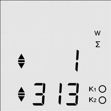 Second short press of key SET displays the minimum values if available. Minimum values are symbolized by symbol before the displayed number.