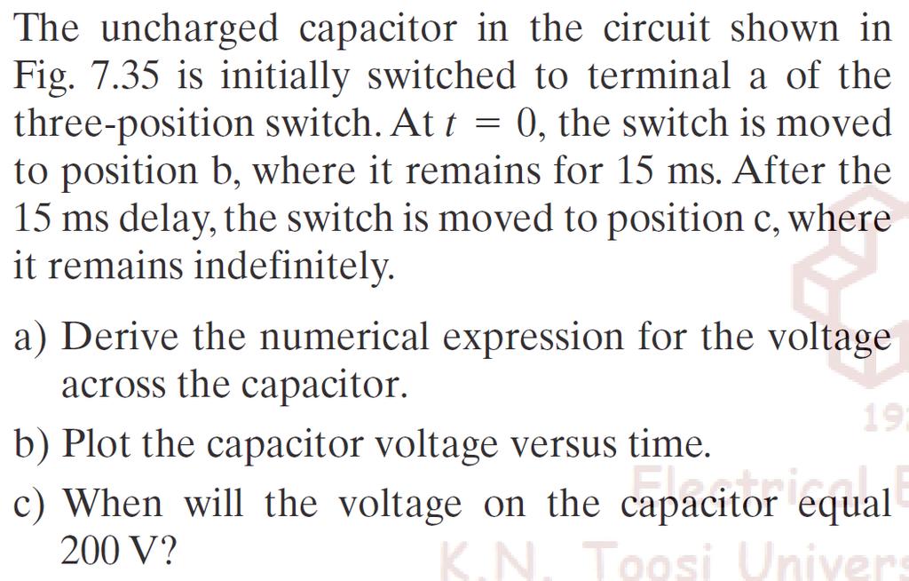 7.5. Sequential Switching o C voltage will equal 200 V at 2 different times: