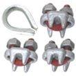 clamps (galvanized) Tensioner - galvanized eye/shell Reference: D33 galvanized tensioner