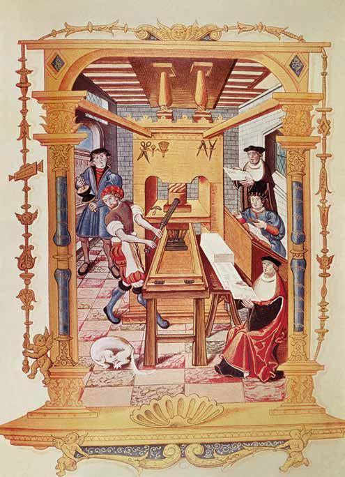 CHAPTER 1: A New Dawn In about 1450, Johannes Gutenberg developed movable type in