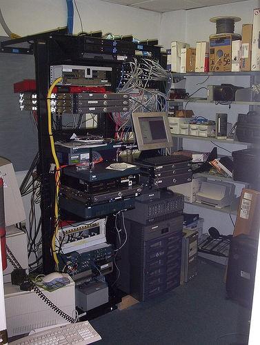 Getting our act together, cont. Backup tapes stored next to the server! Not Really Our Server Room!