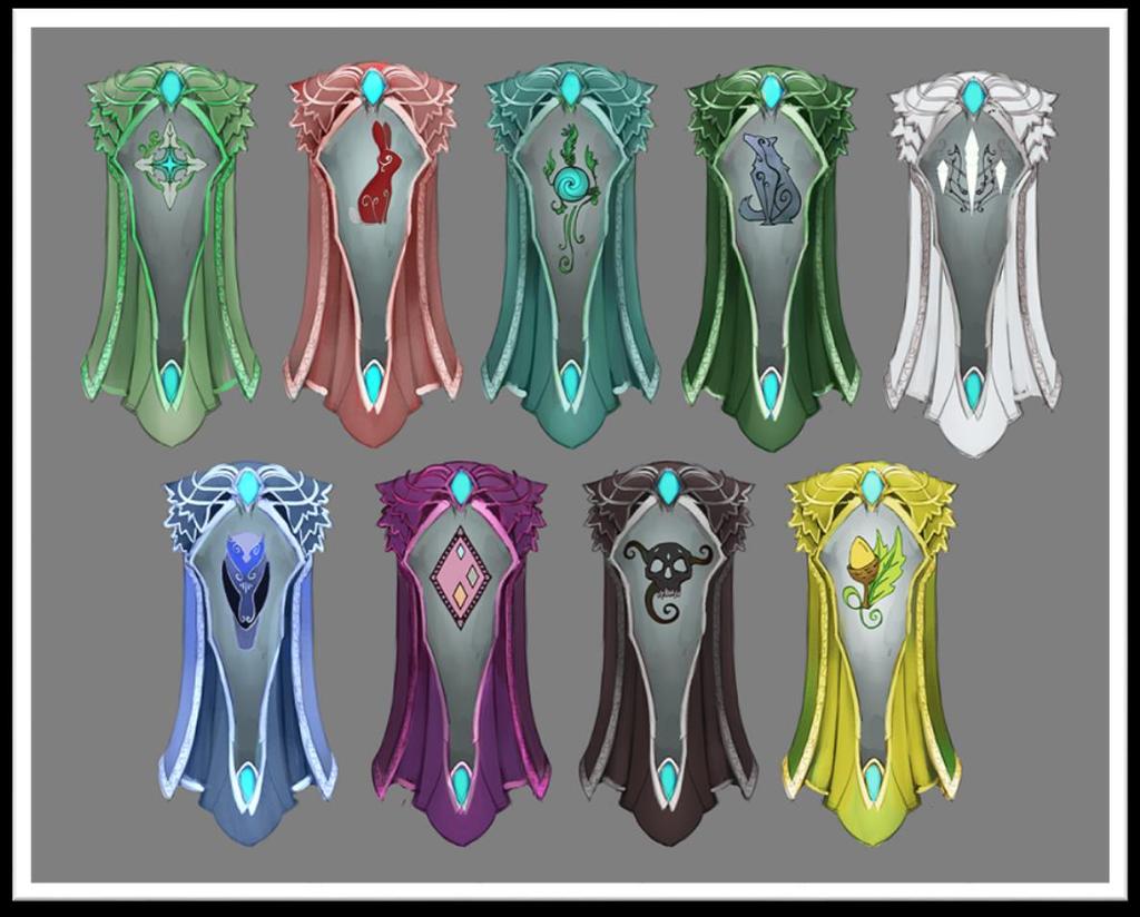 Concept art for the Clan Capes Clan-Wide Content Crystal Implings - Hunter Level 95 Crystal implings will be found in segments of the city and in the Puro Puro minigame.