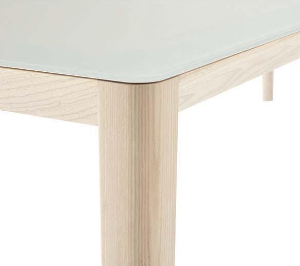 THE TABLE S APPARENT SIMPLICITY CONCEALS COMPLEX INTERNAL ENGINEERING WHICH INCLUDES A SUPPORTING