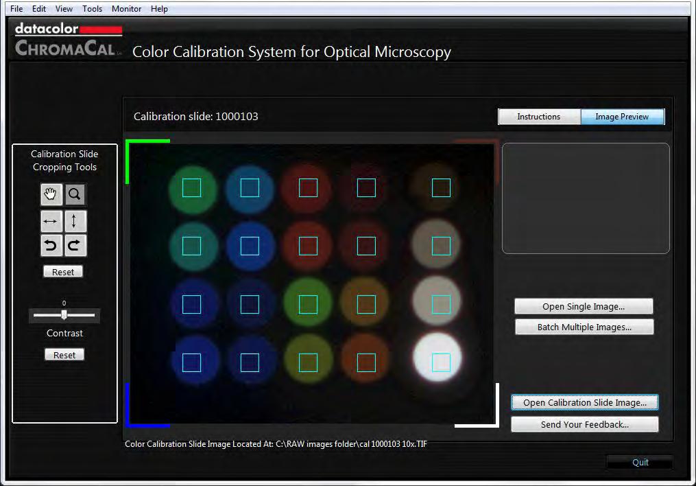The CHROMACAL Workflow Step 2 Calibrate your