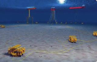 The subsea templates were designed by FMC Technologies in Kongsberg and fabricated at Dunfermline in Scotland. subsea installations.