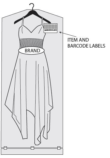 PARTNER SUPPLY CHAIN REQUIREMENTS MANUAL: BRAND PACKAGING FOR APPAREL AND ACCESSORIES DRESSES - HANGING Dresses Evening, formal Hanging Instructions: 1.
