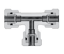 Ultra-Torr Vacuum Fittings 3 Information and imensions Union Tee Tube O 1/8 SS-2-UT-3 2.12 (53.8) 0.43 (10.9) 0.09 (2.3) 9/16 1.06 (26.9) 1/4 SS-4-UT-3 2.30 (58.4) 0.62 (15.7) 0.18 (4.6) 11/16 1.