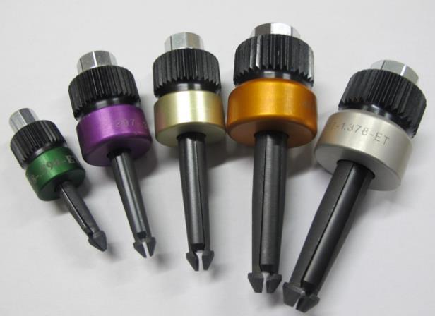 SINGLE-SIDED TEMPORARY FASTENERS CARTRIDGE ASSEMBLY 2016-01-2085 Single-sided temporary fasteners (SSTF) are frequently used to provide clamp up and doweling during an assembly operation.