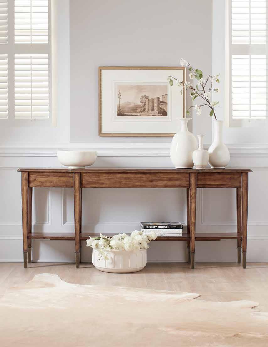 console table 5589-85001-DKW Skinny Console Table