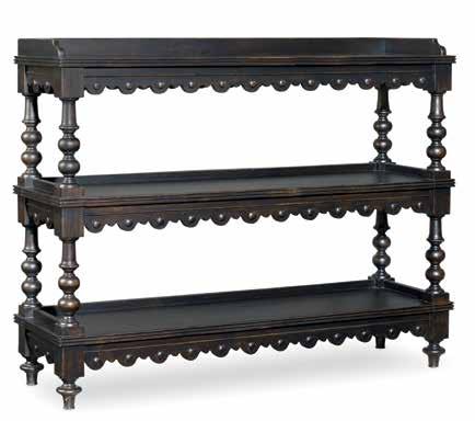 5374-85001 Treviso Console Table Two drop front