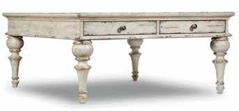 1595-80112-WH Auberose Square Cocktail Table 44 1/4W x 44