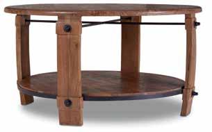 Round Cocktail Table  x 19 1/4H (97 x 49