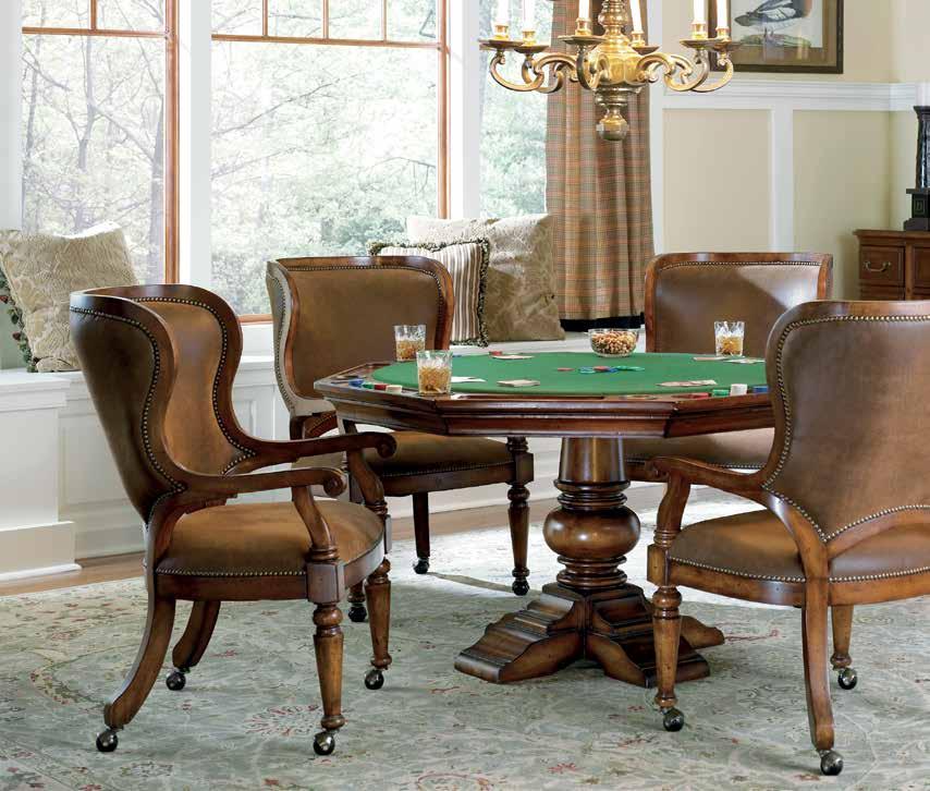 the Game Room Unwind with a game of poker or cards at our attractive game and poker tables.
