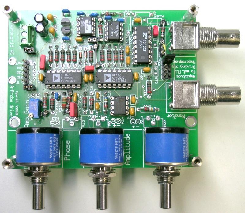 Overview of the DIY controller Oscilloscope (monitor of