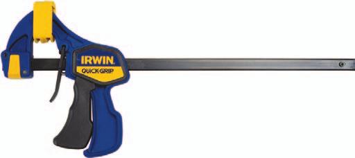 ONE-HANDED BAR CLAMPS 512QC QUICK-GRIP One-Handed Bar Clamp/Spreader Patented pistol grip design enhances comfort and ease of use One-handed QUICK-RELEASE trigger allows for fast & easy positioning