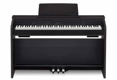 PX-860 The Ultimate Privia The flagship Privia offers outstanding performance, incorporating the new Concert Play built-in library of ten classical pieces to play along with an orchestra.