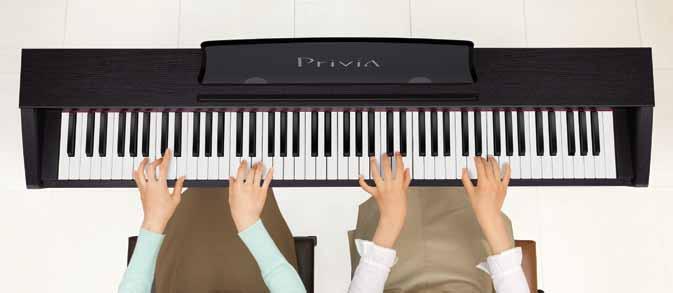 Perfect Functionality and Design for Lessons and Performances 1 A piano performance can be recorded in digital format on a USB flash drive (Fig 2) using a built-in port.