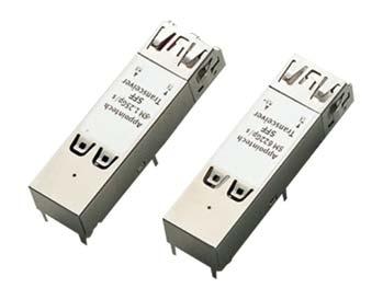 Features LC duplex receptacle Standard 2 x 10 footprint 1310nm or 1550nm laser transmitter with automatic power control Laser bias and power monitor AC or DC coupled LPECL/PECL compatible data input
