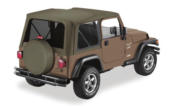 Installation Instructions Sailcloth Replace-a-top Upper Door Skins Not Included Vehicle Application Jeep Wrangler TJ 2003-2006 Tinted Glass Windows Part Number: 79141 www.bestop.