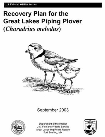Recovery Plan Piping Plover Recovery Plan Published September