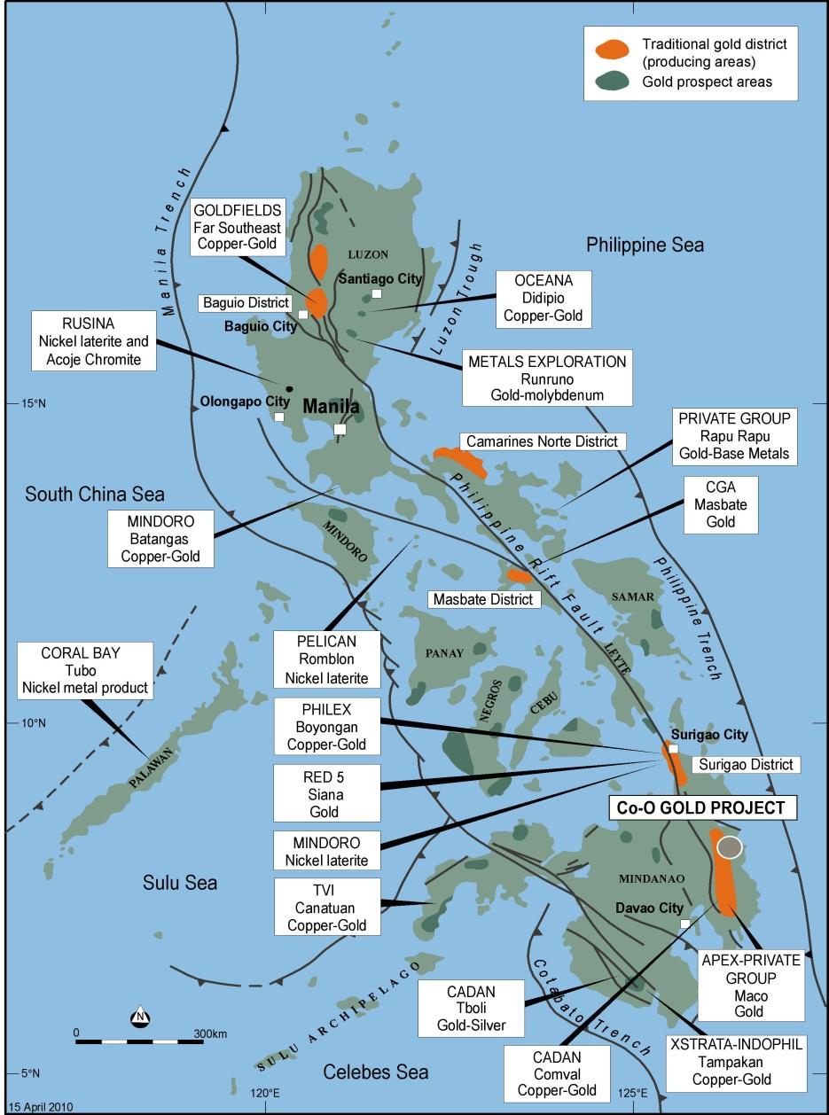 PHILIPPINES MINING INVESTMENTS Government support revitalising mining Increasing foreign investment Projects in feasibility studies and development New