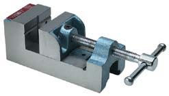 VISES Made from high grade cast iron Ground vise bed for smooth, consistent jaw movement Hardened top V-groove jaws Number Model Width Opening Depth CONTINUOUS NUT 63238 1335 3 2-3/4 1-7/8 6 63239
