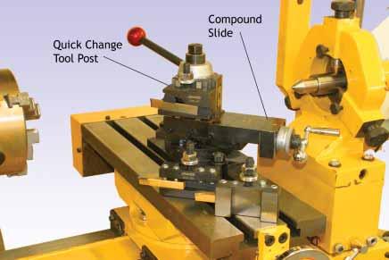 This works, but it isn t convenient when it comes time to change the lathe tool. machine.
