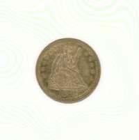 quarter of 1852 was full face value and equal to one quarter of a dollar.