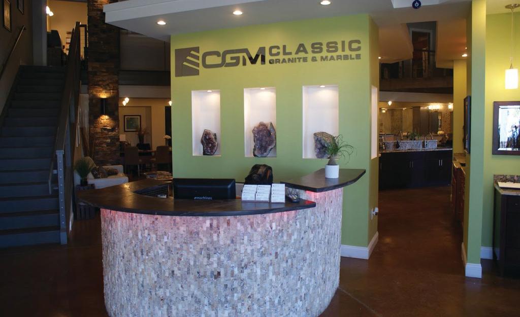 Customers need to be educated about materials, what the processes are during template, stone