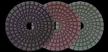 3N HP Polishing Pads, Dry, 4 and 5 Inch, Velcro Attachment Item Number Grit Size Bond Thickness 3N-HP-4-0050 50 4 inch / 100 mm resin HP 3 mm 3N-HP-4-0100 100 4 inch / 100 mm resin HP 3 mm