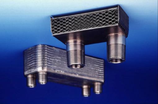 Due to its corrosion resistance, nickel-based alloy brazing NI 105 is used for heat exchangers.