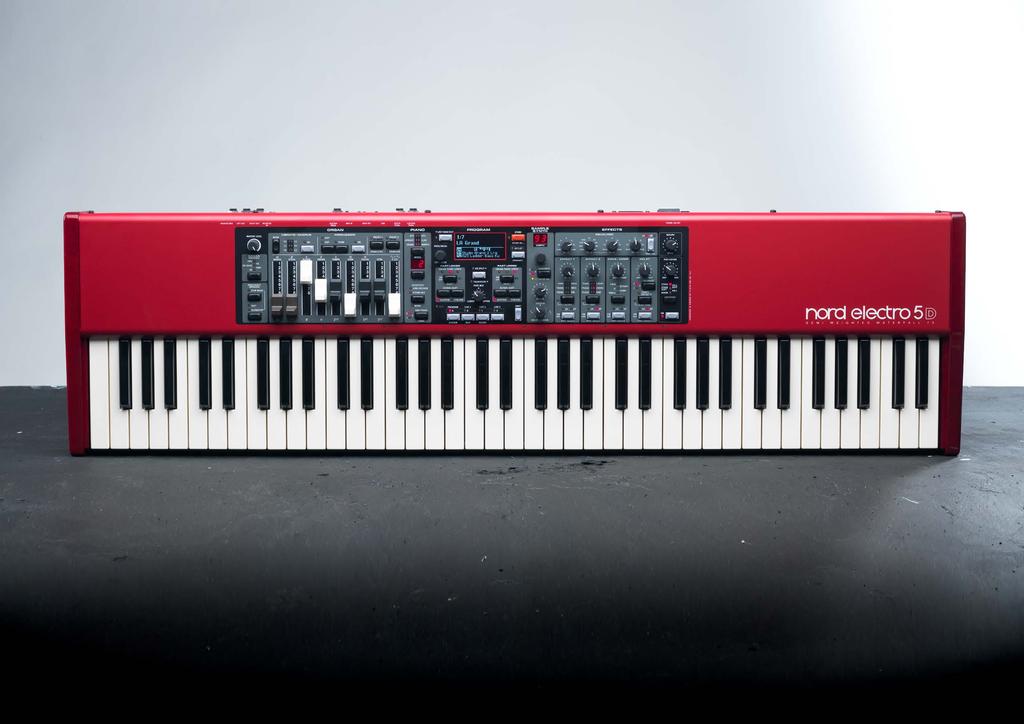 NORD ELECTRO 5 Since its introduction in 2001 the Nord Electro has been the natural choice for
