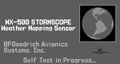 aircraft. The STORMSCOPE measures relative bearing and distance of thunderstorm-related electrical activity and reports the information to the display.