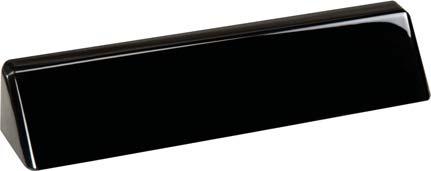 ) Solid Brass Desk Plates PPB601 Gold Black with Florentine Sizes: PPB601A 1 1 2x7 5 8" (12/Cs.