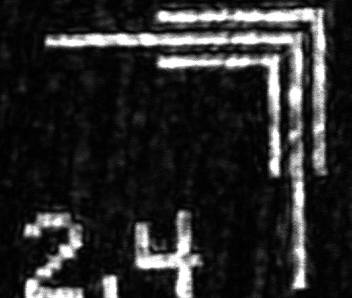 a) b) Figure 8. Fragments of a) flat image (stripes width is 2.4µm); b) piecewise flat image (CD=2 µm) registered on CMOS camera. 3.