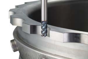 WDX Type Plunge milling: PCT Type Shoulder Milling Medium Finish: WEX