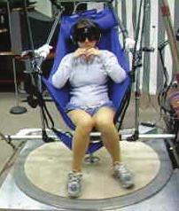 166 Virtual Reality (2006), and we are currently planning experiments to assess if visual circular vection can indeed be affected by providing a cognitive-perceptual framework of movability.