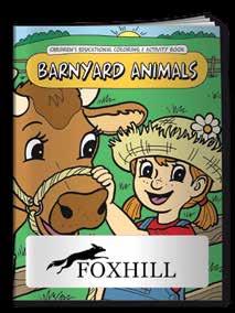 40684 Coloring Book: Barnyard Animals A visit to the farm to learn about cows and chickens and other