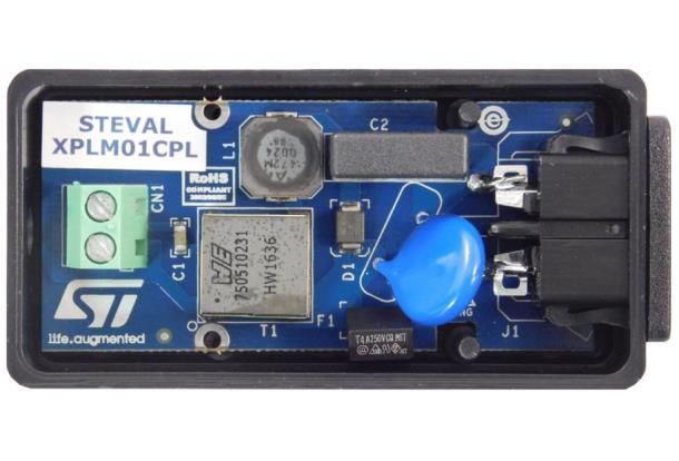PLC measurement and testing RoHS compliant Description The STEVAL-XPLM0CPL is a simple yet very useful tool for power line communication testing on AC power networks.