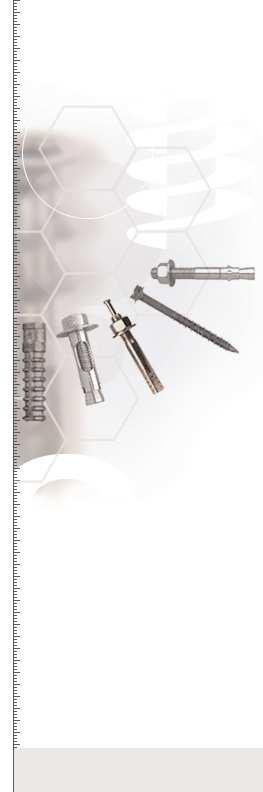 YOUR ONE SOURCE FOR CONCRETE FASTENERS PRODUCT CATALOG p