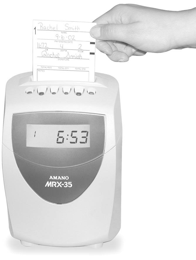 AMANO MRX-35 Electronic Calculating