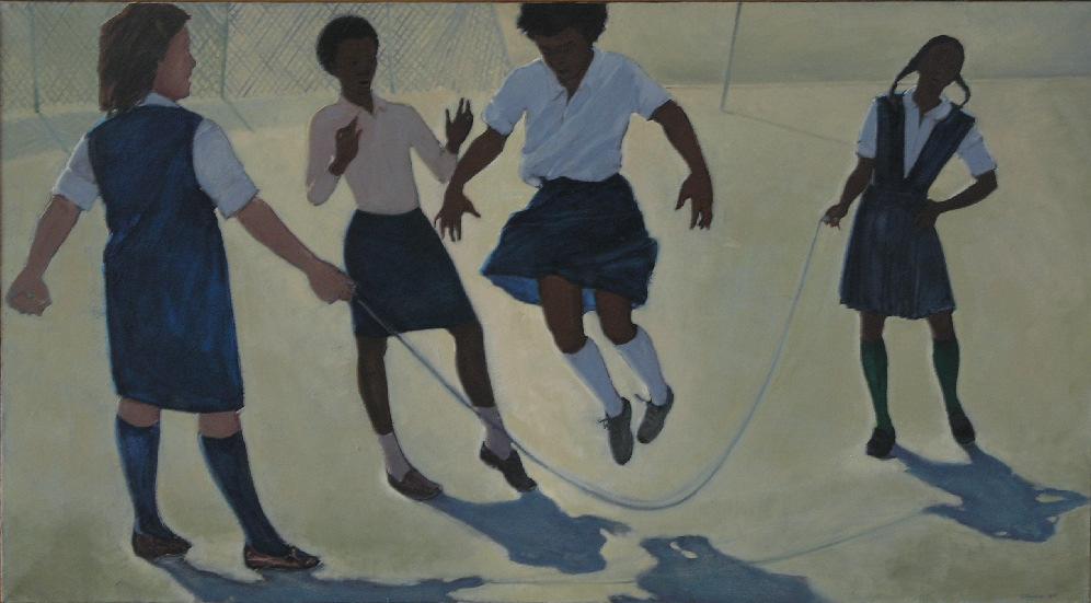 Jump Rope, 1985, Oil on Canvas,