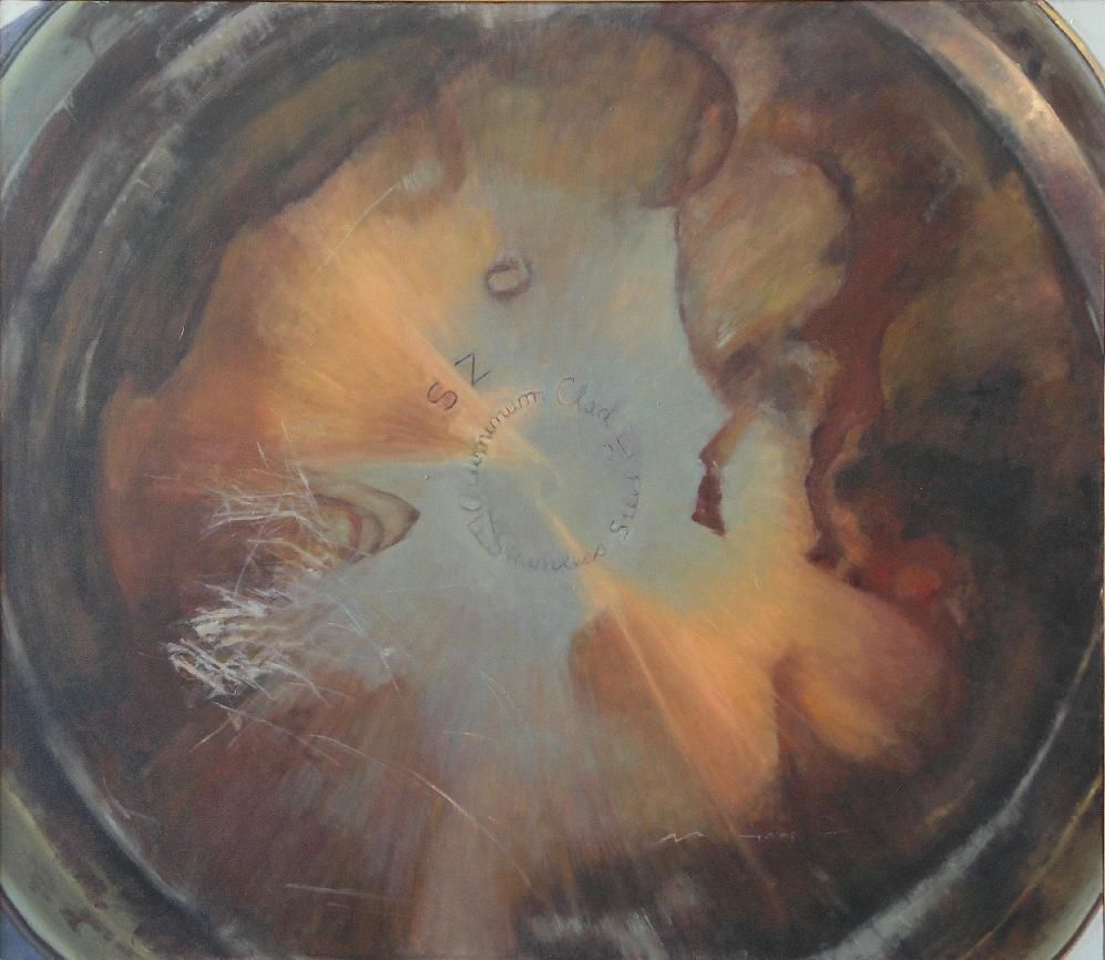 Frying Pan, 1994, Oil on Canvas, 40 x