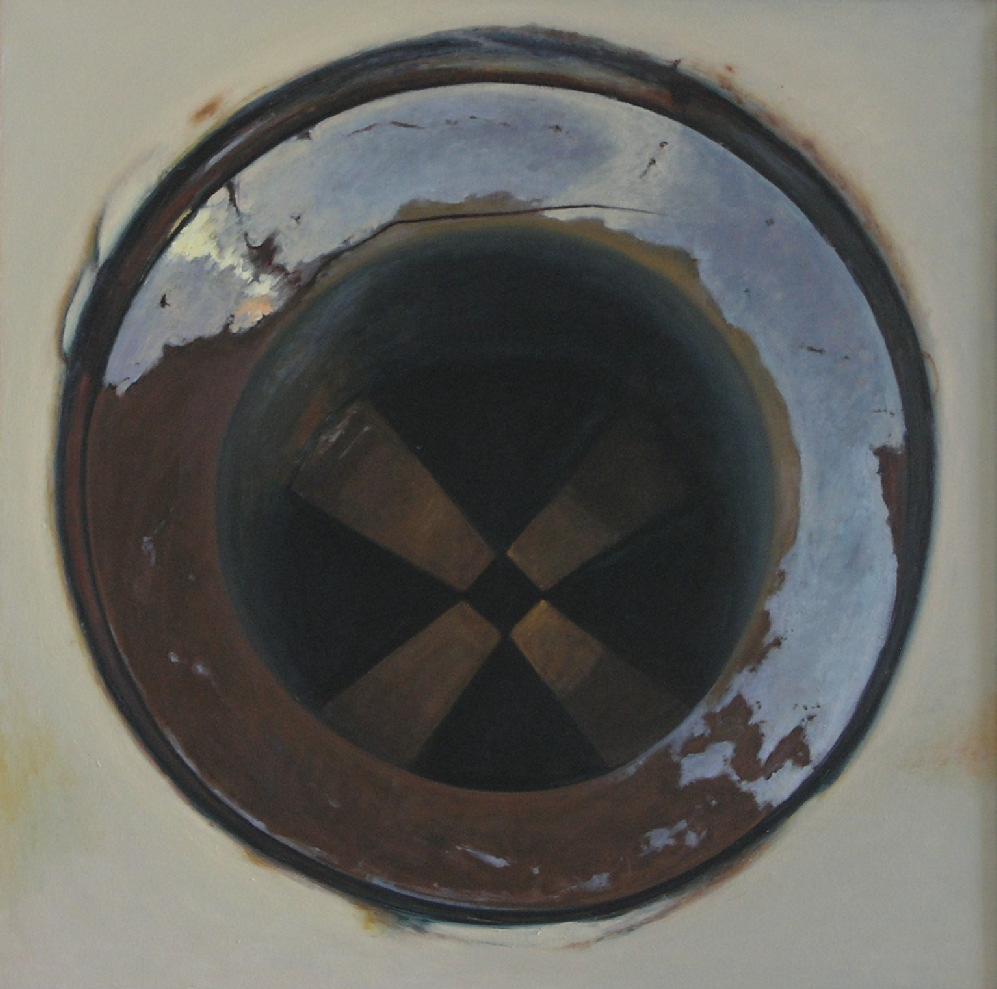 Drain, 2004, Oil on Canvas, 34 x 34
