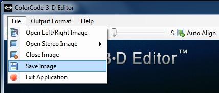 If you have a whole series of 3-D images in a folder you just need to select the folder in question the first time, then the software will remember the location when you want to