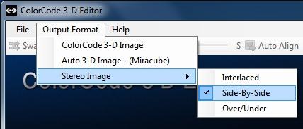 Give the image a name and select the file format in which you want to save your image: BMP, JPG, JPS, PNG, Targa or Tiff.